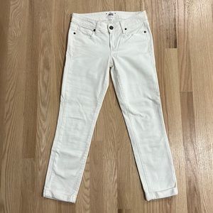 Paige White Kylie Crop Jeans Size 25